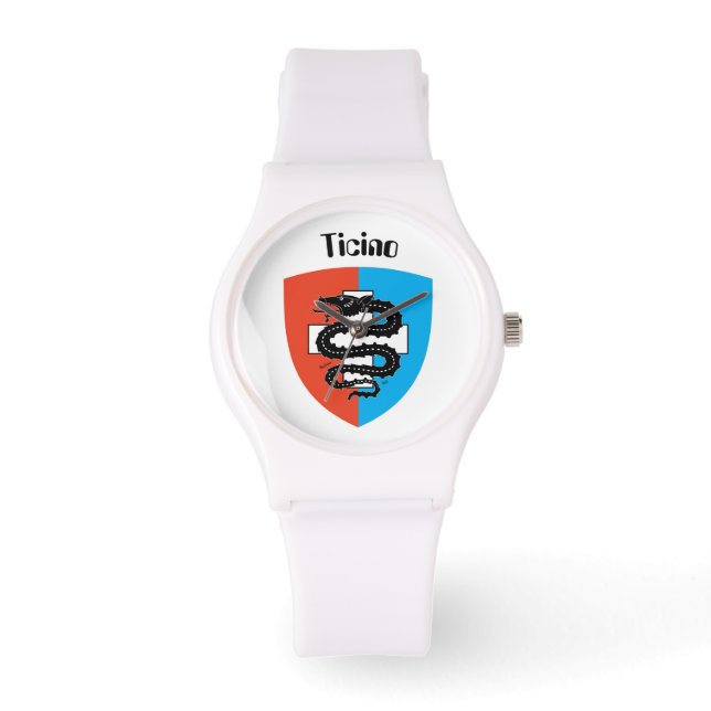 Watch with Swiss Design Ticino Switzerland Armbanduhr (Vorderseite)