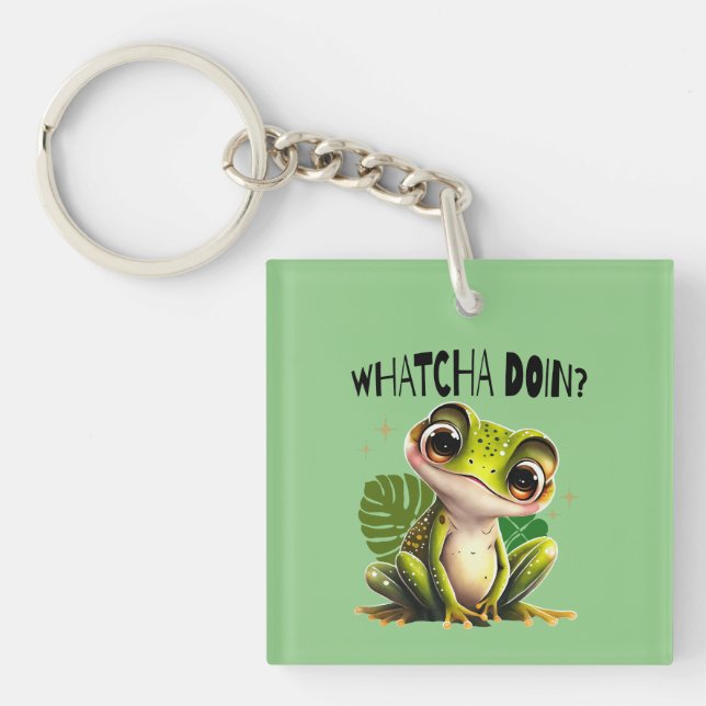 Watcha Do ? Funny Curious Frog (Devant)
