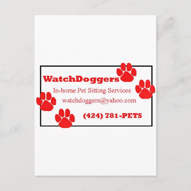 WatchDoggers! Postkarte (Vorderseite)