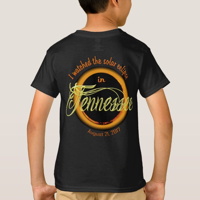 Watched Solar Eclipse TN Kid's Shirts (Rückseite)