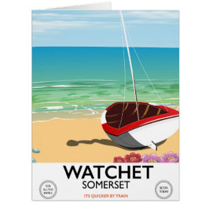 Watchet Somerset Vintages Zugplakat