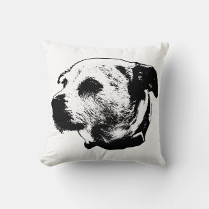 Watchful Companion Terrier Mix Pillow Kissen