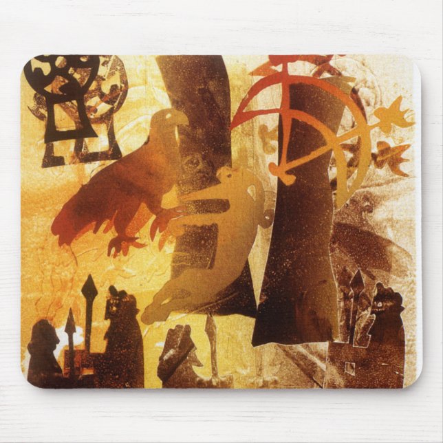 Watchstone und Symbole Mousepad (Vorne)
