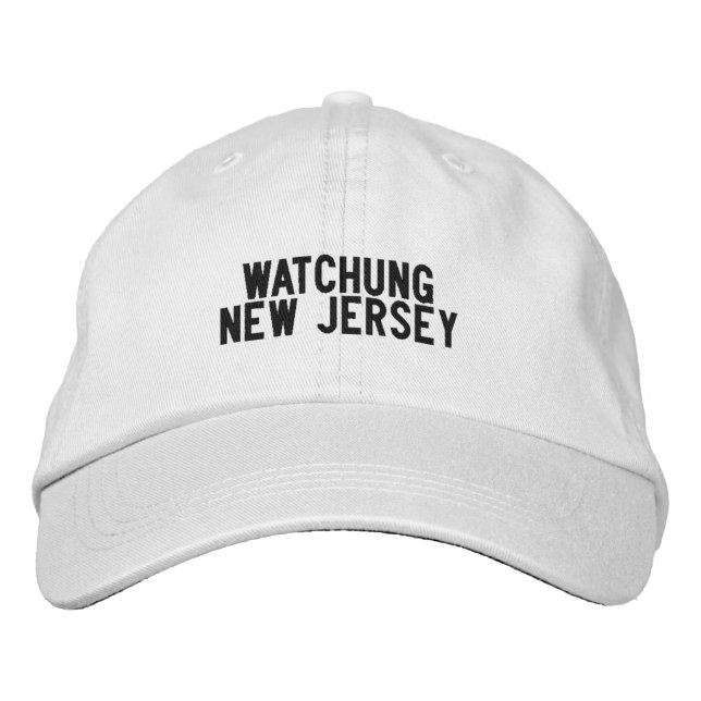 Watchung New Jersey Hat Bestickte Baseballkappe (Vorderseite)