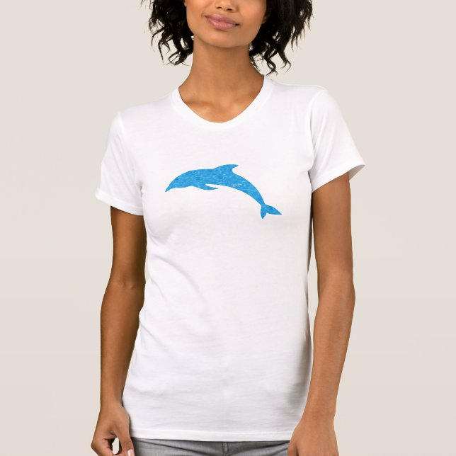 Water Baby Dolphin Waves Shirt (Vorderseite)