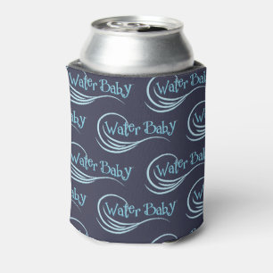 Water Baby kann Blau abkühlen Dosenkühler