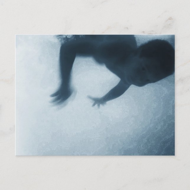 Water-Baby-Postkarte Postkarte (Vorderseite)