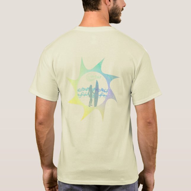 Water Baby Sun Surfer stört T - Shirt (Rückseite)