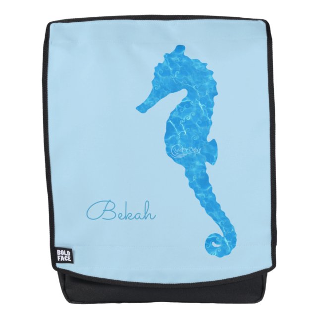 Water Baby - Water Seepferd Backpack Rucksack (Vorderseite)