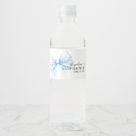 Water Bottle Label Baby Shower.