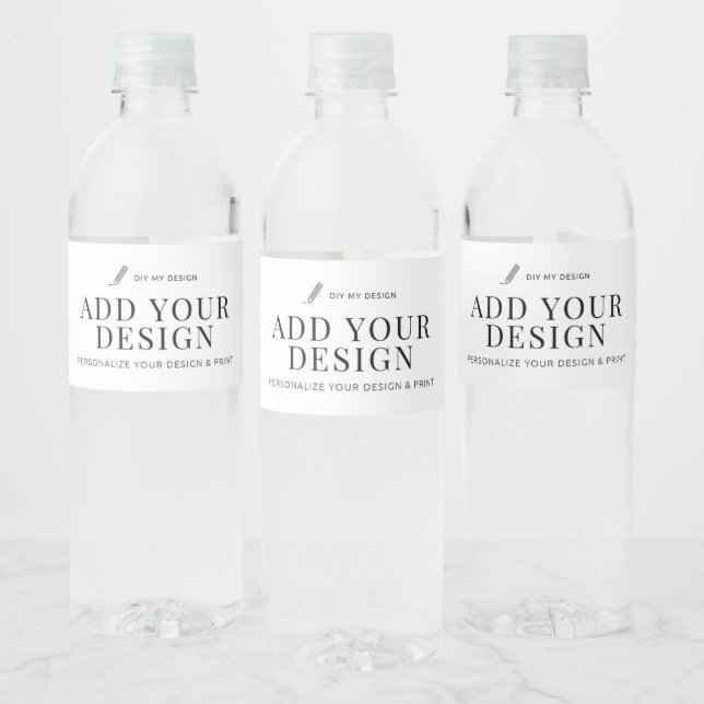 Water Bottle Label Printing Upload Your Design (Flaschen)
