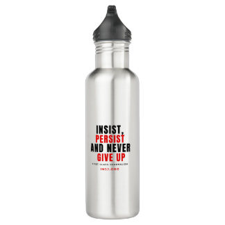 Water Bottle - Never Stop Edelstahlflasche