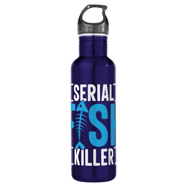 Water Bottle Serial Fish Edelstahlflasche (Vorderseite)