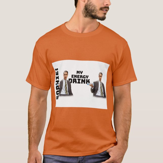 Water Bottle Stath Lets Flats funny retro T-Shirt (Vorderseite)