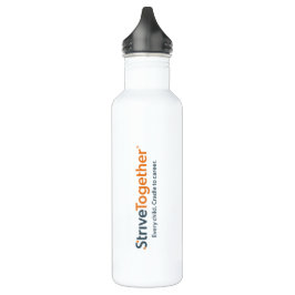 Water Bottle - White Edelstahlflasche