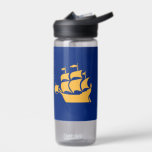 Water bottle with flag of Quebec City Trinkflasche<br><div class="desc">Add a refreshing dose of Canadian pride to your daily routine with our water bottle featuring the flag of Quebec City! Crafted with meticulous attention to detail, this water bottle is more than just a hydration accessory—it’s a vibrant tribute to Quebec City’s rich cultural identity. The bold and elegant design...</div>