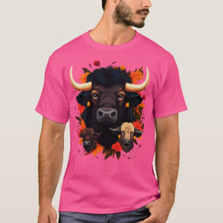 Water Buffalo Coloring Book T-Shirt