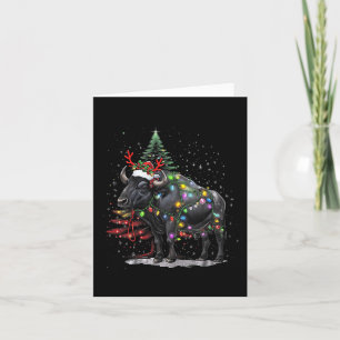 Water Buffalo Xmas Lighting Santa Water Buffalo Ch Karte
