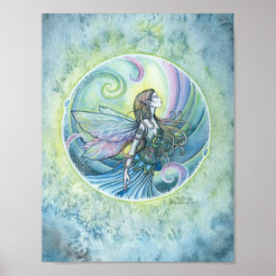 Water Element Feen Poster Druck von Molly Harrison