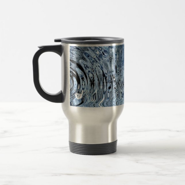 "Water Graphics No.1 Voyager" Mug de voyage (Gauche)