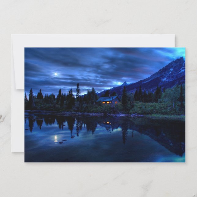 Water | Jenny Lake Grand Teton National Park Dankeskarte (Vorderseite)