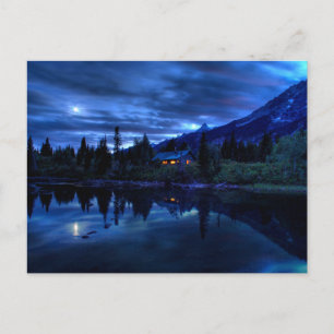 Water Jenny Lake Grand Teton National Park Postkarte