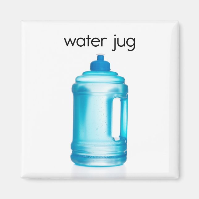 Water Jug Kühlschrank Magnet (Vorne)