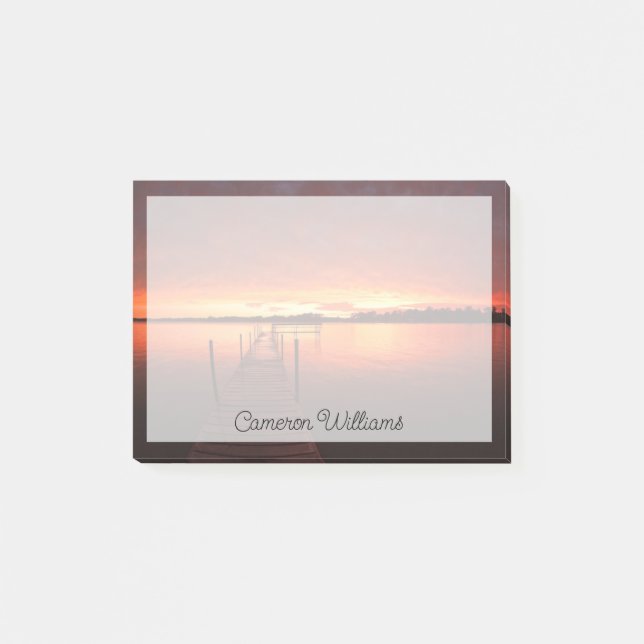 Water | Lake Minnetonka, Minnesota Post-it Klebezettel (Vorderseite)