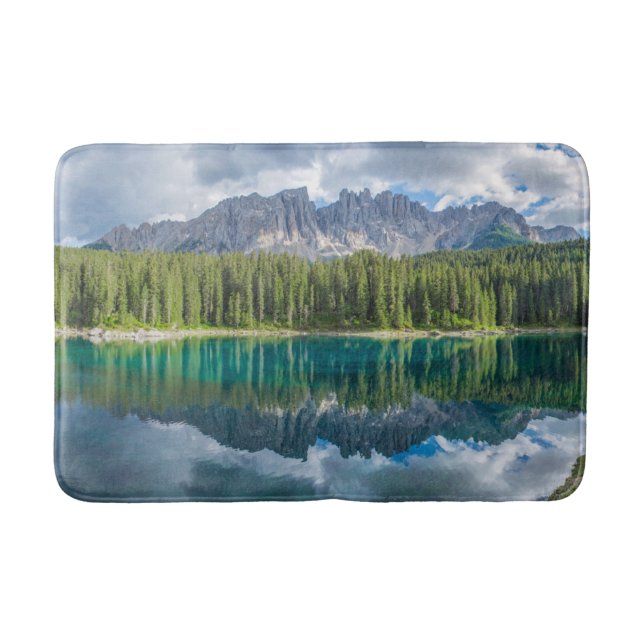 Water | Latemar Mountain Range Badematte (Vorderseite)