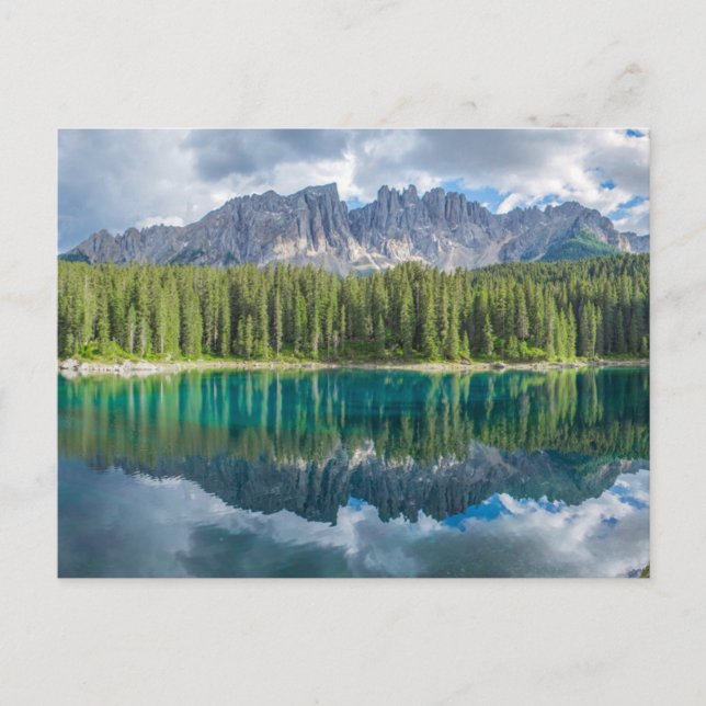 Water | Latemar Mountain Range Postkarte (Vorderseite)