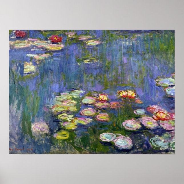 Water Lilies 10 Poster (Vorne)