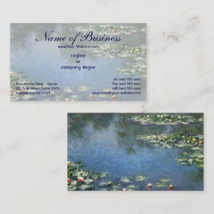 Water Lilies (1906) von Claude Monet Visitenkarte
