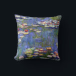 Water Lilies 1916 Claude Monet Kunst Kissen<br><div class="desc">Water Lilies war eines von vielen Gemälden des französischen Impressionisten Claude Monet,  die Blume der Wasserlilie,  die Licht-,  Farb- und Naturreflektionen im Teich zwischen den Lilienpolstern malten.</div>