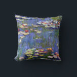 Water Lilies 1916 Claude Monet Kunst Kissen<br><div class="desc">Water Lilies war eines von vielen Gemälden des französischen Impressionisten Claude Monet,  die Blume der Wasserlilie,  die Licht-,  Farb- und Naturreflektionen im Teich zwischen den Lilienpolstern malten.</div>