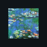 Water Lilies, 1916 Leinwanddruck<br><div class="desc">Water Lilies war eine von über zweihundert Gemälden des französischen Impressionistikers Claude Monet,  der sie 1916 in seinem Gartenteich malte. Claude Monet war der Gründer des Malers im Impressionismus,  der seine landschaftlichen Landschaften und die Meereslandschaften mit Licht und Farben malte.</div>