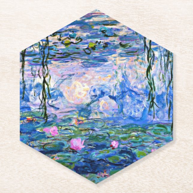 Water Lilies, 1919, Claude Monet Untersetzer (Vorderseite)