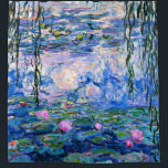 Water Lilies (1919), Claude Monets berühmtes Kunst Duschvorhang<br><div class="desc">Claude Monets berühmtes französisches Impressionistisches Gemälde,  Water Lilies (1919).</div>