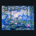 Water Lilies, 1919, Gemälde von Monet Poster<br><div class="desc">Water Lilies,  berühmtes Gemälde des Impressionisten Oscar-Claude Monet</div>