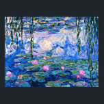 Water Lilies, 1919, Gemälde von Monet Poster<br><div class="desc">Water Lilies,  berühmtes Gemälde des Impressionisten Oscar-Claude Monet</div>