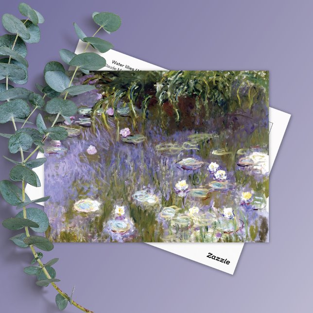 Water Lilies (1922) Claude Monet Postkarte (Von Creator hochgeladen)