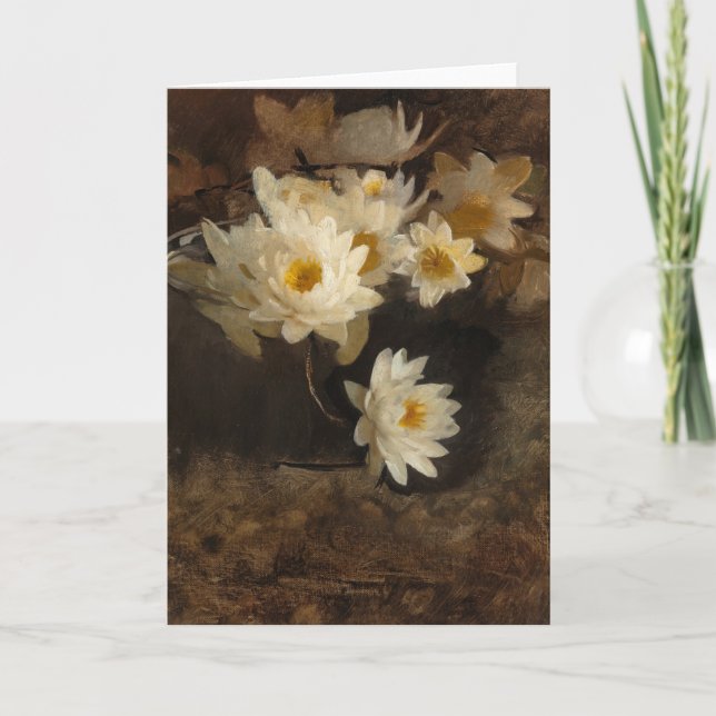 Water Lilies | Abbott Handerson Thayer Karte (Vorderseite)