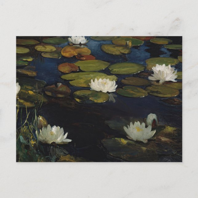 Water Lilies | Albert Edelfelt Postkarte (Vorderseite)