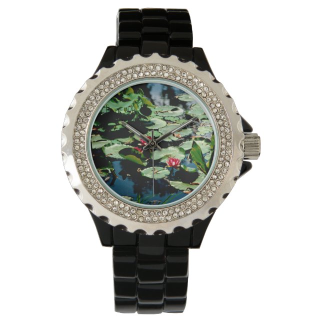 Water Lilies Armbanduhr (Vorderseite)