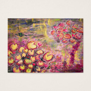 water lilies blooming