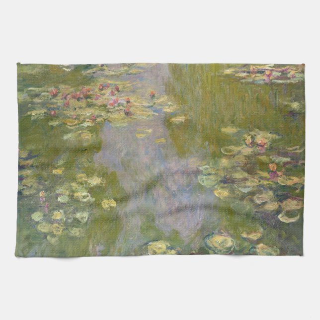 Water Lilies by Claude Monet Geschirrtuch (Horizontal)