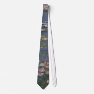 Water Lilies by Claude Monet Krawatte