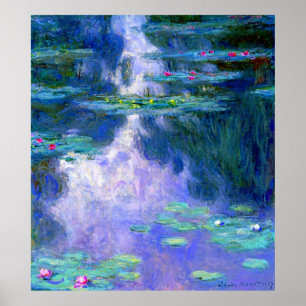 Water Lilies by Claude Monet Poster