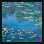 Water Lilies by Claude Monet Poster<br><div class="desc">Claude Monet - Water Lilies, 1906. Oscar-Claude Monet (1840-1926) war ein französischer Maler und Gründer impressionistischen Gemäldes, der als wichtiger Vorläufer des Modernismus angesehen wird, insbesondere in seinen Versuchen, die Natur so zu malen, wie er sie wahrnahm.</div>