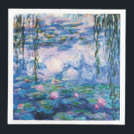 Water Lilies by Claude Monet Serviette<br><div class="desc">Water Lilies von Claude Monet. Bitte besuchen Sie mein Geschäft für mehr interessantes Design und mehr Farbwahl. => zazzle.com/iwheels*</div>
