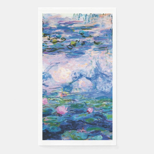 Water Lilies by Claude Monet Serviette (Vorderseite)